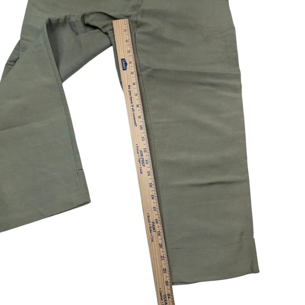 Women's Olive Sleeveless Jumpsuit - Picture 5 of 16